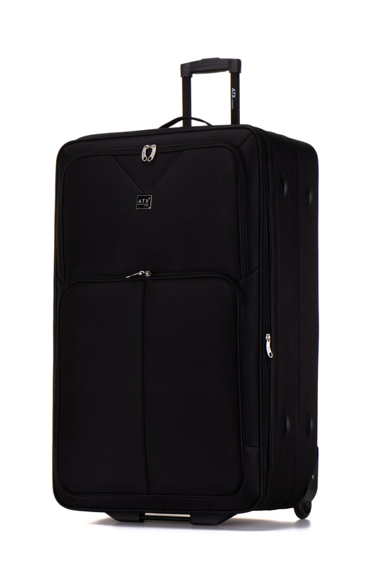 Extra Large Suitcase 32" Expandable Durable Lightweight Suitcases with 2 Wheels and Built-in 3 Digit Combination Lock 134 Liters (ATX631)