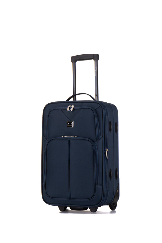 ATX Luggage 55x35x20cm Cabin Suitcase Super Lightweight Small Suitcase Approved for 100+ Airlines Including EasyJet, Ryanair, British Airways & Virgin Atlantic 48 Liter (ATX631)