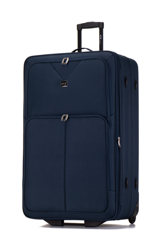 Extra Large Suitcase 32" Expandable Durable Lightweight Suitcases with 2 Wheels and Built-in 3 Digit Combination Lock 134 Liters (ATX631)