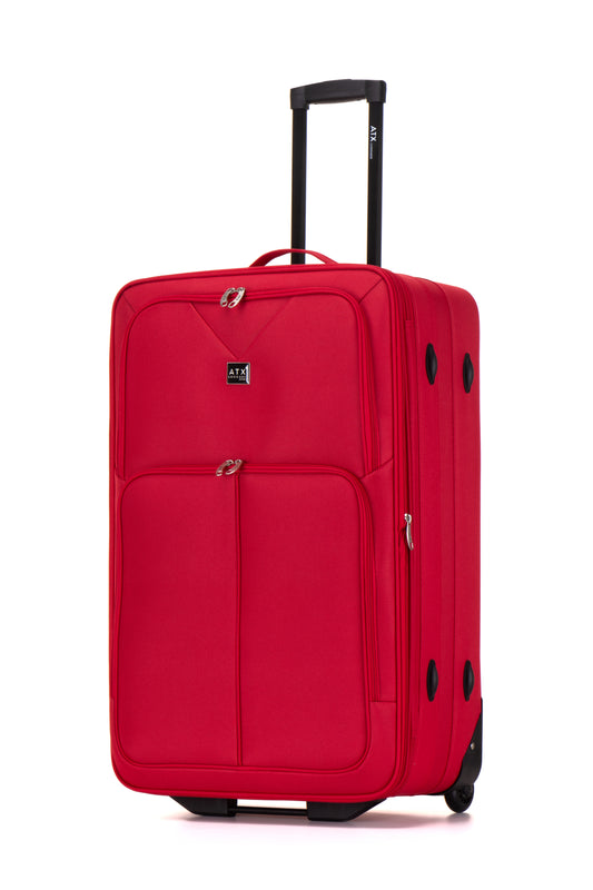 Large Suitcase 29" Expandable Durable Lightweight Suitcases with 2 Wheels and Built-in 3 Digit Combination Lock 120 Liters (ATX631)