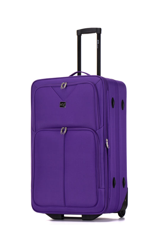 Large Suitcase 29" Expandable Durable Lightweight Suitcases with 2 Wheels and Built-in 3 Digit Combination Lock 120 Liters (ATX631)