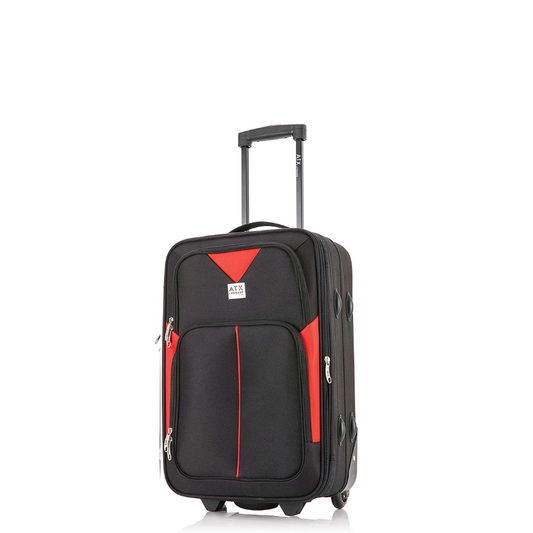 ATX Luggage 55x35x20cm Cabin Suitcase Super Lightweight Small Suitcase Approved for 100+ Airlines Including EasyJet, Ryanair, British Airways & Virgin Atlantic 48 Liter (ATX630)