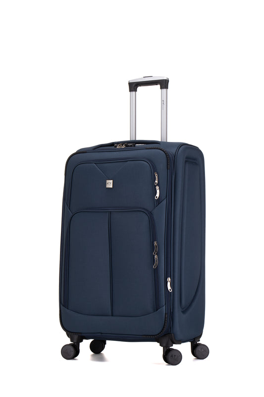 ATX Luggage 28" Large Suitcase Expandable Soft Shell Durable Lightweight Hold Check in Trolley Case with 4 Dual Spinner Wheels and Built-in 3 Digit Combination Lock (ATX634)