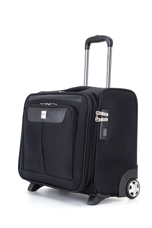 ATX Luggage Business Laptop Roller Bag with 2 Wheels Fits Upto 15.6" Laptop