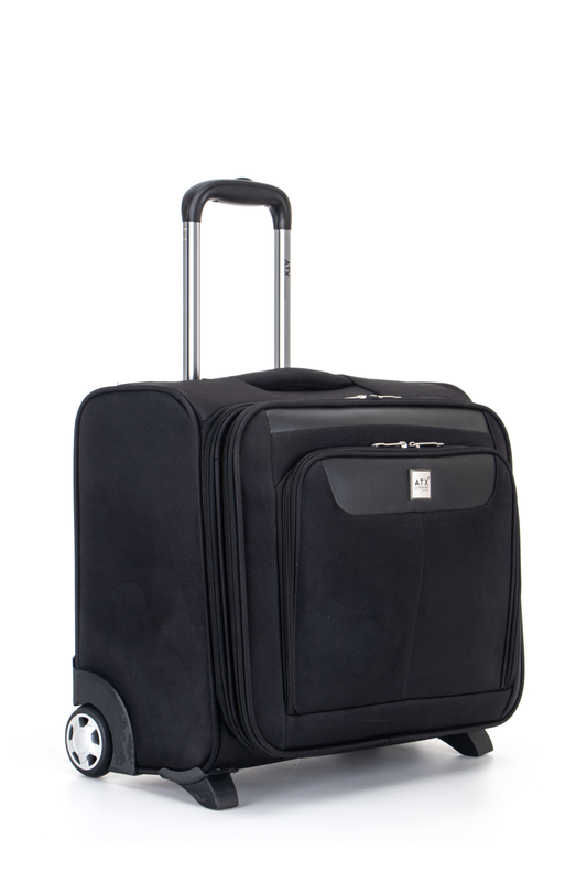 ATX Luggage Business Laptop Roller Bag with 2 Wheels Fits Upto 15.6" Laptop