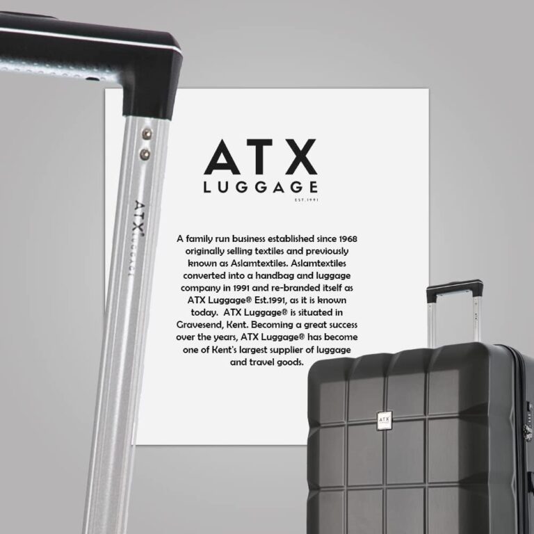 Atx Luggage Super Lightweight Durable Abs Hard Shell Suitcase With 4 Dual Spinner Wheels And 0682